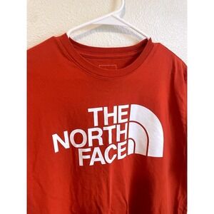 The North Face Men's Large Orange and Black Classic Fit T-Shirt